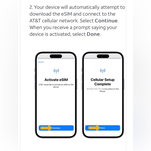 AT&T $40 Prepaid Service for 30 days - eSim Activation instantly - No Waiting ✅ - Picture 4 of 6